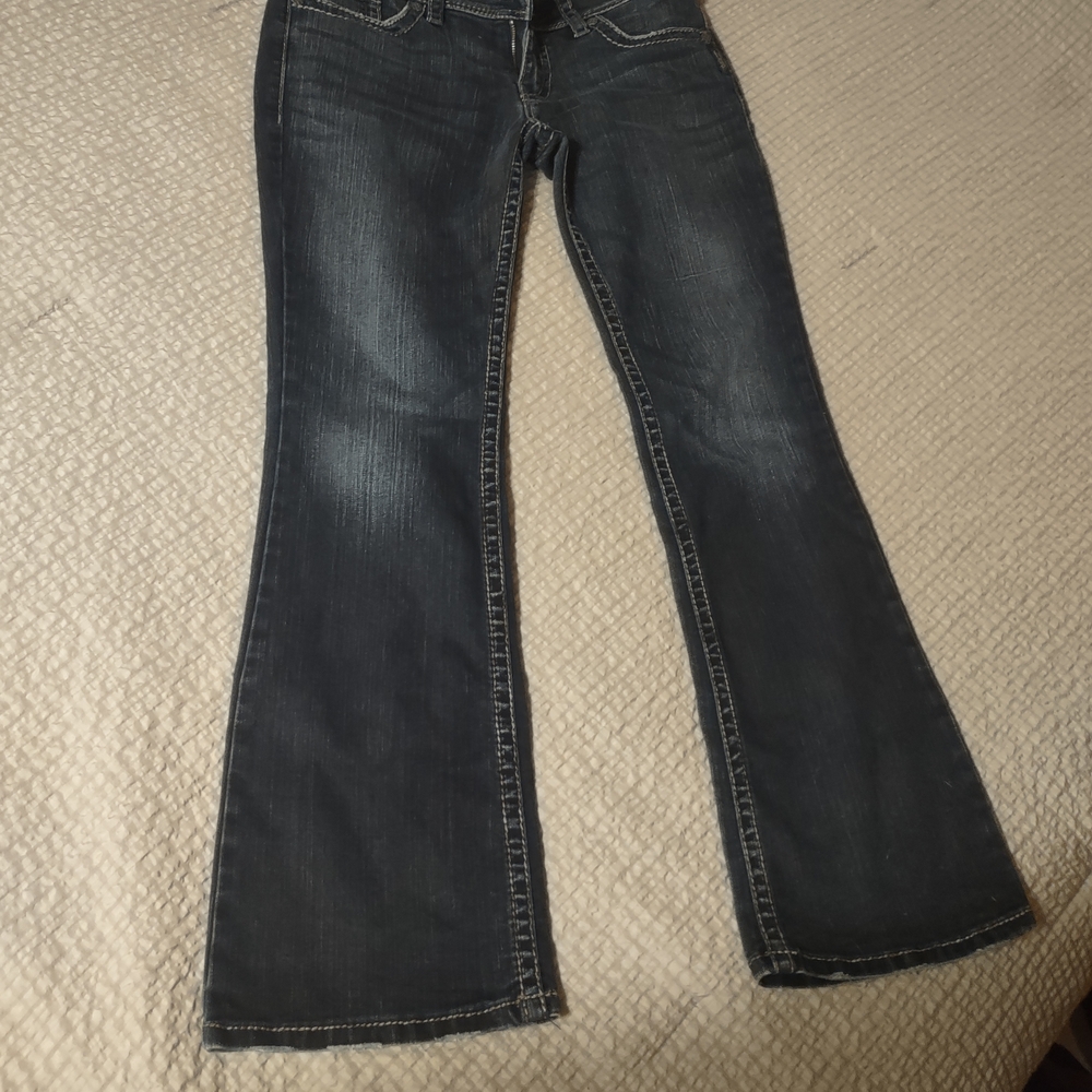Silver Jeans Blue Flare Wide Leg Denim